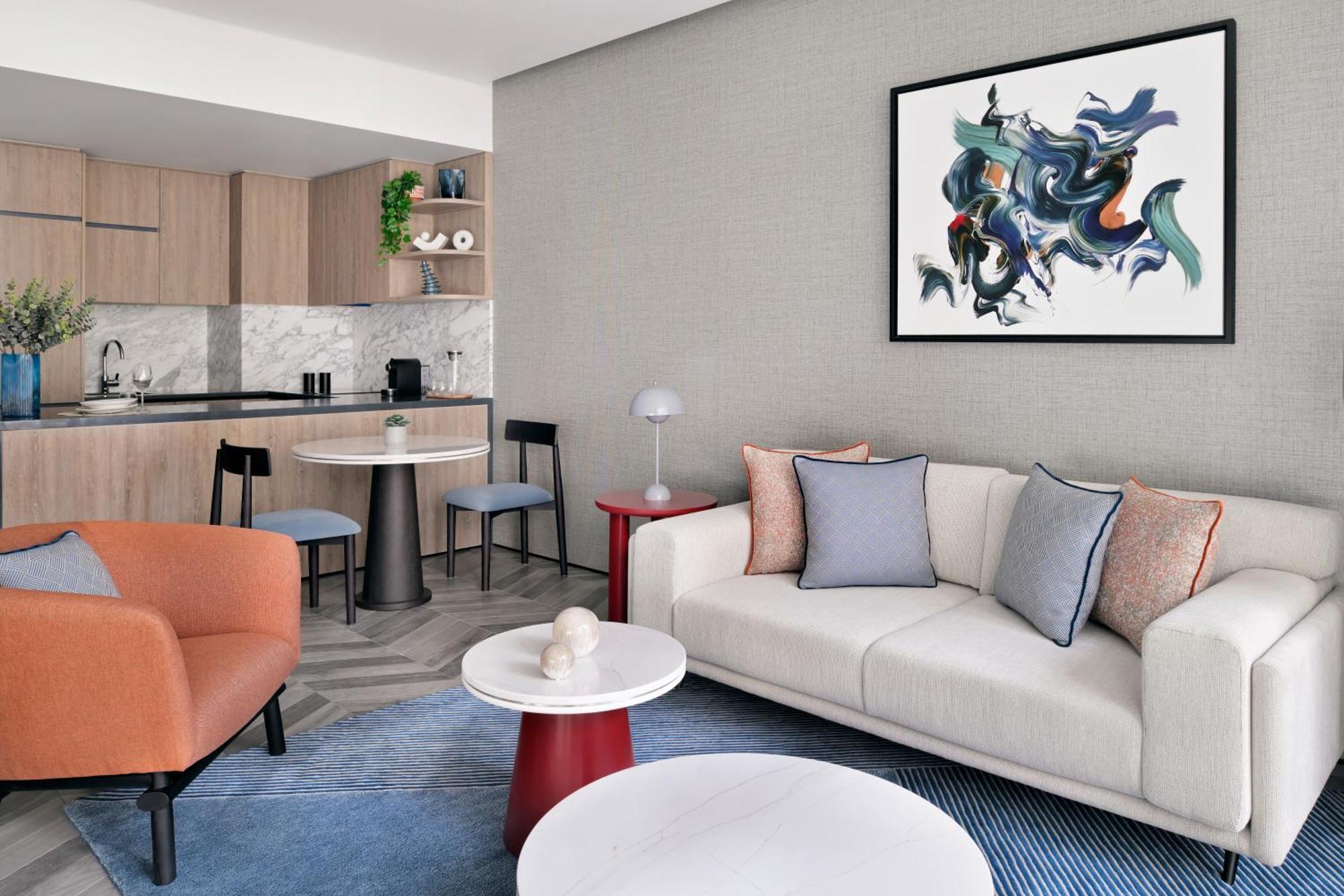 Intercontinental Dubai Marina By Ihg Hotel Exterior photo The interior of a typical apartment